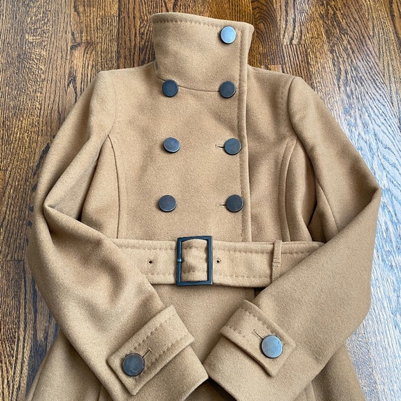 Talula Babaton Camel Wool & Cashmere Coat - Size XXS - Picture 15 of 16